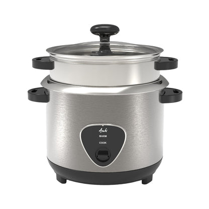 RC-84 ASAHI 1.5L V2 ALL SS R.COOKER W/ STEAMER