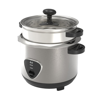 RC-84 ASAHI 1.5L V2 ALL SS R.COOKER W/ STEAMER