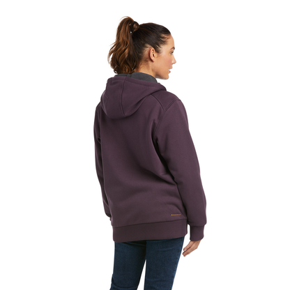 REBAR ALL-WEATHER FULL-ZIP HOODIE - 500-Purple | Ariat 10037658