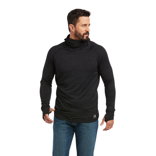 REBAR GRIDWORK BALACLAVA LONG-SLEEVE - 001-Black | Ariat 10037674