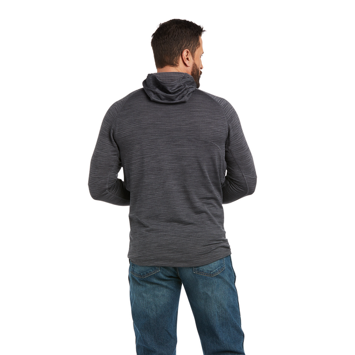 REBAR GRIDWORK BALACLAVA LONG-SLEEVE BASE LAYER - 020-Gray | Ariat 10037675