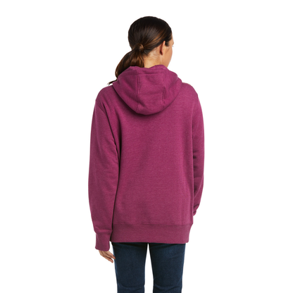 REBAR SKILL SET 1/2 ZIP HOODY - 500-Purple | Ariat 10037660