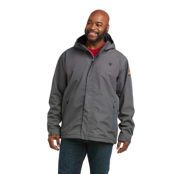 REBAR STORMSHELL H2O JACKET - 020-Gray | Ariat 10037697