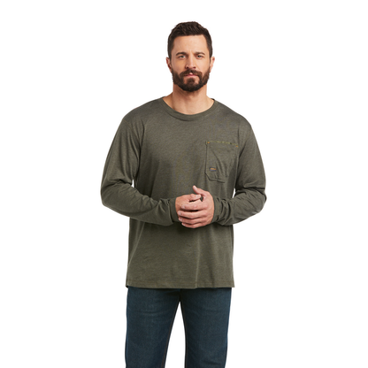 REBAR WORKMAN ALLOY FLAG GRAPHIC T-SHIRT - 300-Green | Ariat 10037704