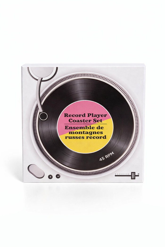Record Player Coaster Set