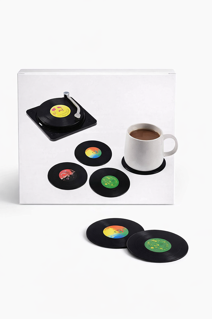 Record Player Coaster Set