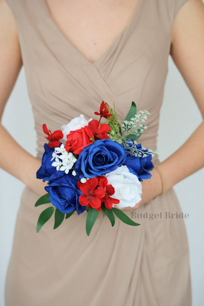 Red, White and Blue Faux Wedding Bouquet- $170.00 |Dixie