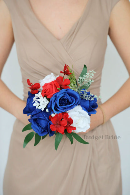 Red, White and Blue Faux Wedding Bouquet- $58.5 |Dixie