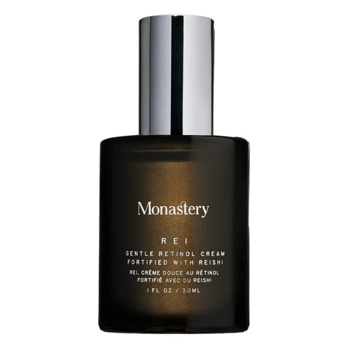 Bottle of Monastery Rei Gentle Retinol Cream 30ml