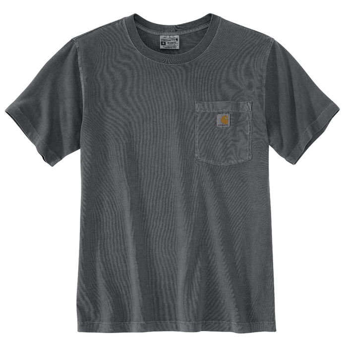 Relaxed Fit Lightweight Short-Sleeve Garment Dyed Pocket T-Shirt - 029-Shadow | Carhartt 106252