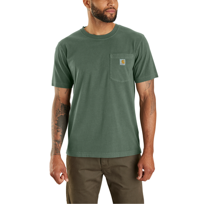 Relaxed Fit Lightweight Short-Sleeve Garment Dyed Pocket T-Shirt - GF8-Mountain View | Carhartt 106252