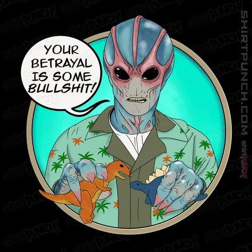 Daily_Deal_Shirts Magnets / 3"x3" / Black Resident Betrayal