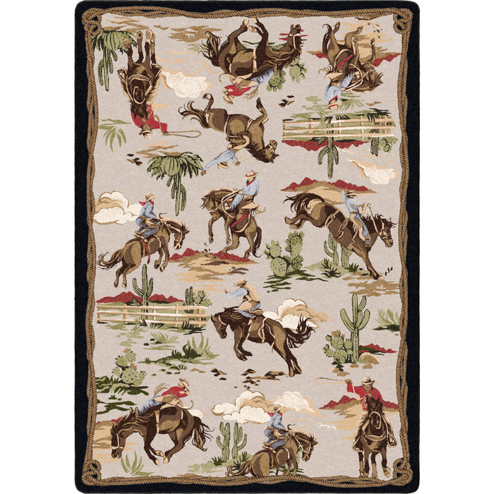 Image of an area rug, Retro Cowboy - Natural
