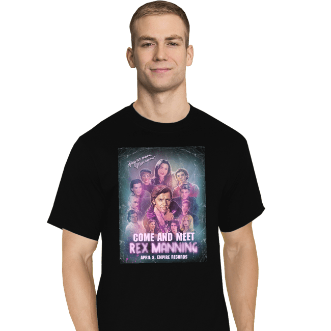 Daily_Deal_Shirts T-Shirts, Tall / Large / Black Rex Manning Day