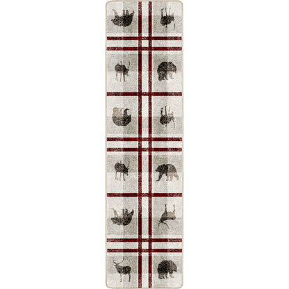 Image of an area rug, Rio Vista - Red Stripe