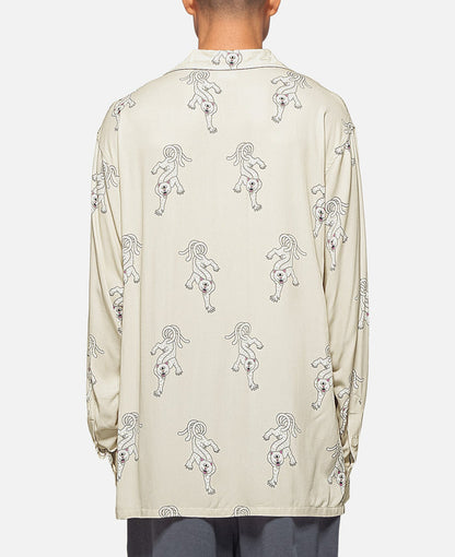 RIPNDIP Ripndip x Clottee Long Sleeve Button Up (Grey)