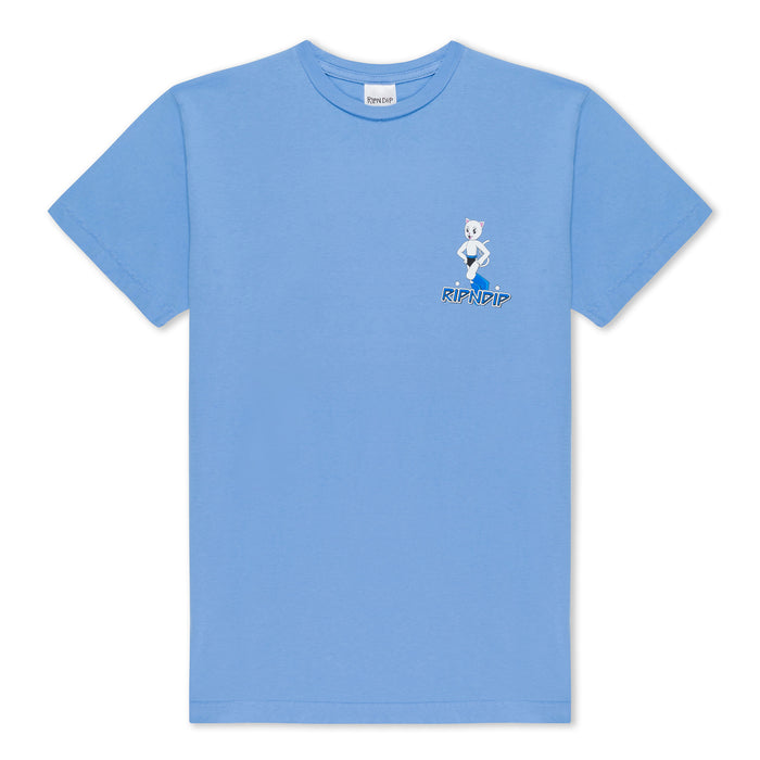 RIPNDIP Ripndip x Naggiven Blue Boots Tee (Cornflower Blue)