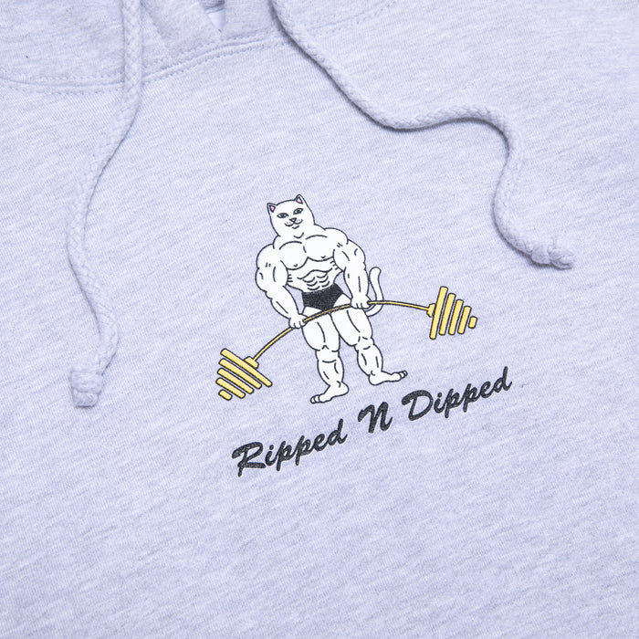 RIPNDIP Ripped n Dipped Hoodie (Ash Heather)