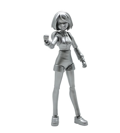River City Girls 2 Figure Sets Silver