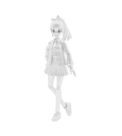 River City Girls 2 Figure Sets White