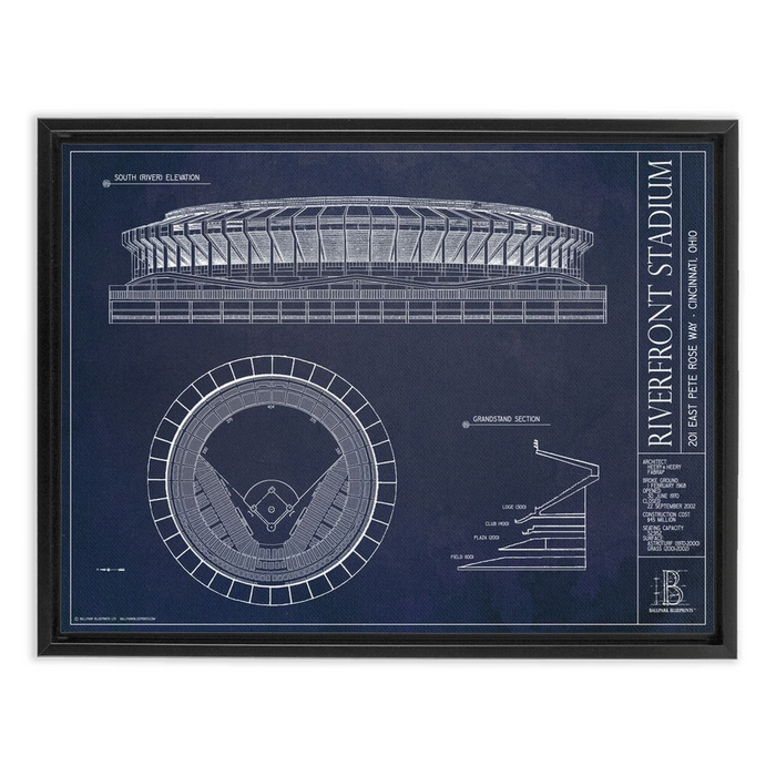 Framed Canvas - Small - Black