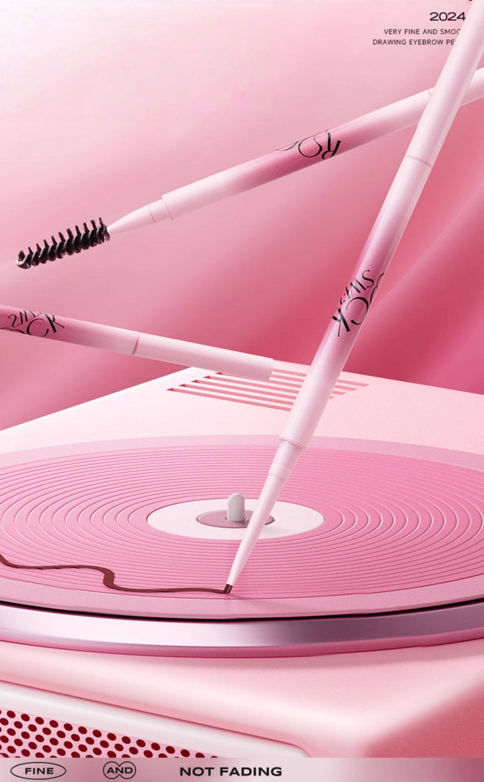ROCK SWEET Waterproof Smooth Double-head Eyebrow Pen T5547