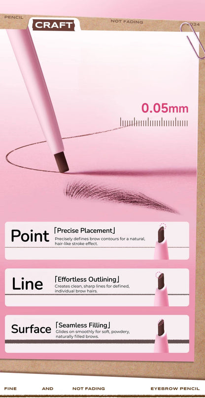 ROCK SWEET Waterproof Smooth Double-head Eyebrow Pen T5547