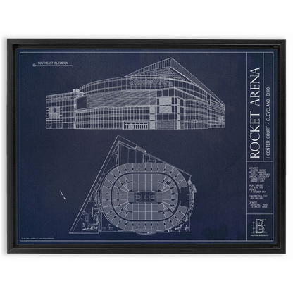 Framed Canvas - Large - Black
