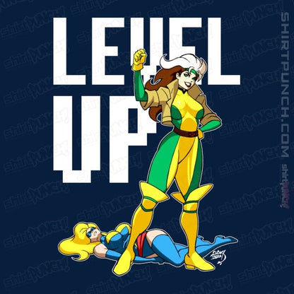 Secret_Shirts Magnets / 3"x3" / Navy Rogue Levels Up