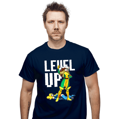 Secret_Shirts T-Shirts, Unisex / Small / Navy Rogue Levels Up