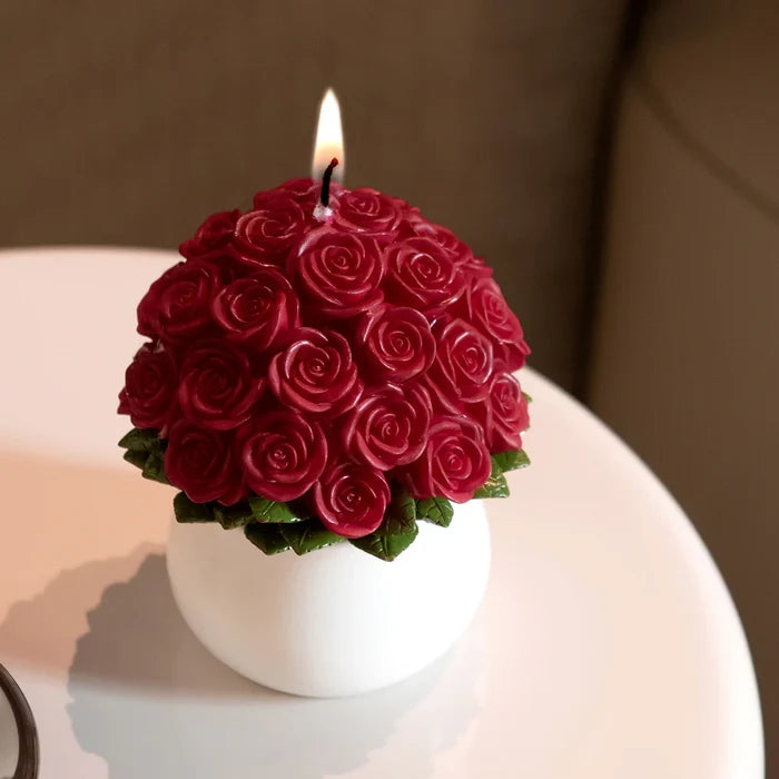 Rose Bouquet Candle