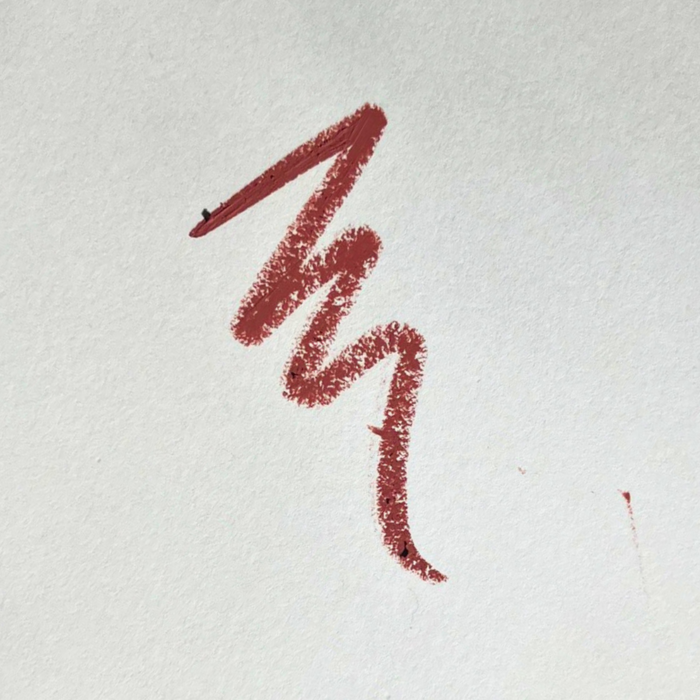 rose brown lip liner swatch by pink Lipps Cosmetics