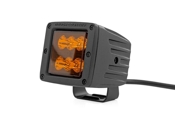 Rough Country 2 Inch Led Spot Amber Light Pods