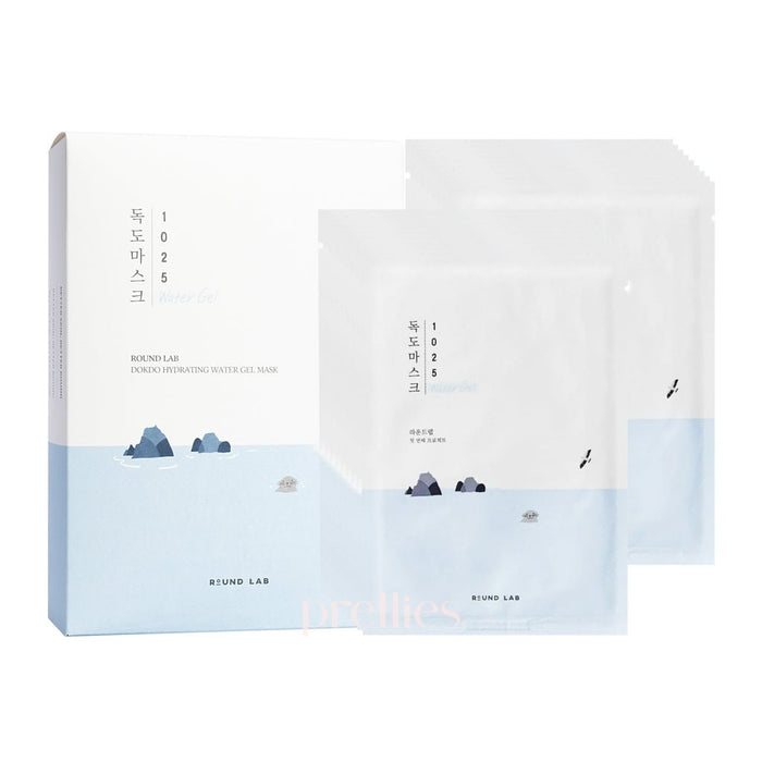 ROUND LAB 1025 Dokdo Hydrating Water Gel Mask (18sheets/box)