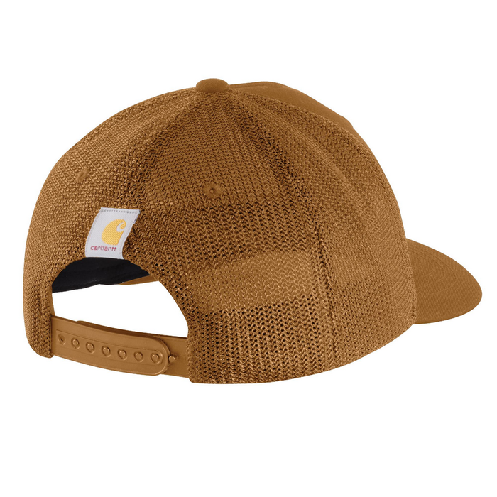 Rugged Flex Canvas Mesh-Back 1889 Patch Cap - BRN-Carhartt Brown | Carhartt 106130