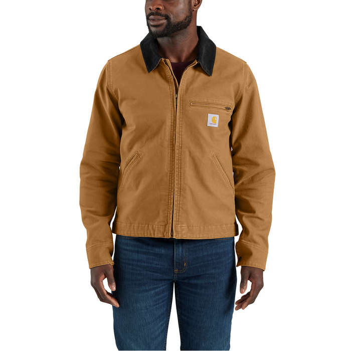 Rugged Flex® Relaxed Fit Duck Detroit Jacket - BRN-Carhartt Brown | Carhartt 106234