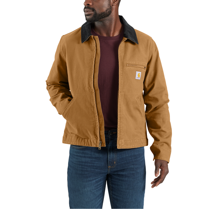 Rugged Flex® Relaxed Fit Duck Detroit Jacket - BRN-Carhartt Brown | Carhartt 106234