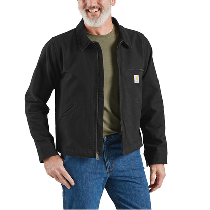 Rugged Flex® Relaxed Fit Duck Detroit Jacket - N04-Black | Carhartt 106234