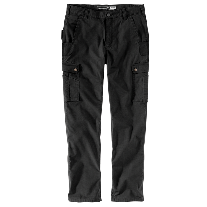 Rugged Flex® Relaxed Fit Ripstop Cargo Work Pant - N04-Black | Carhartt 105461