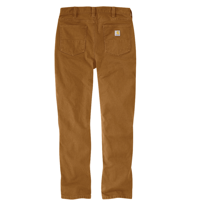 Rugged Flex® Slim Fit Duck Tapered 5-Pocket Pant - BRN-Carhartt Brown | Carhartt 106414