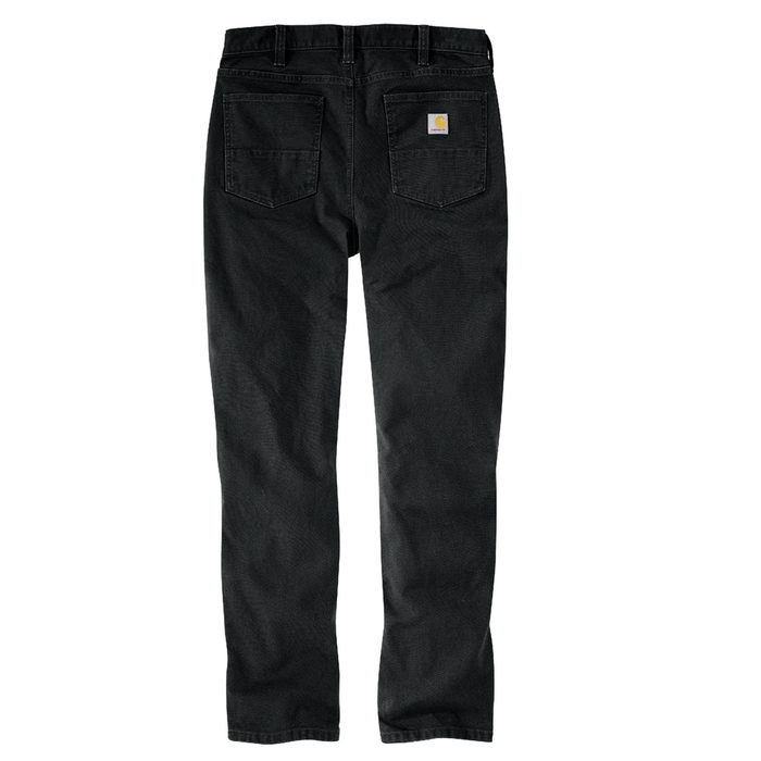 Rugged Flex® Slim Fit Duck Tapered 5-Pocket Pant - N04-Black | Carhartt 106414