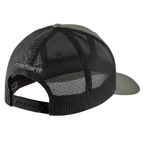 Rugged Flex Twill Mesh-Back Logo Patch Cap - DOV-Dusty Olive | Carhartt 105216