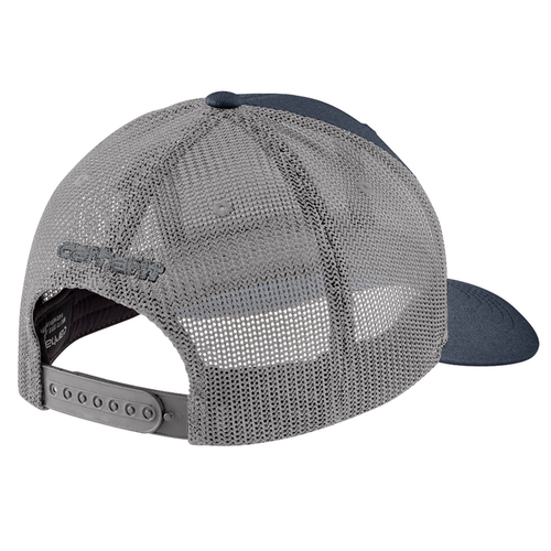 Rugged Flex Twill Mesh-Back Logo Patch Cap - I26-Navy | Carhartt 105216