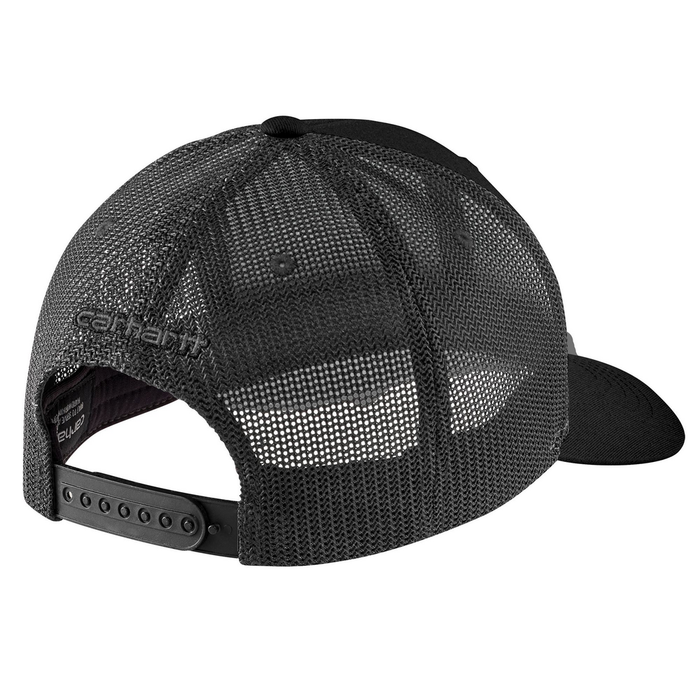 Rugged Flex Twill Mesh-Back Logo Patch Cap - N04-Black | Carhartt 105216