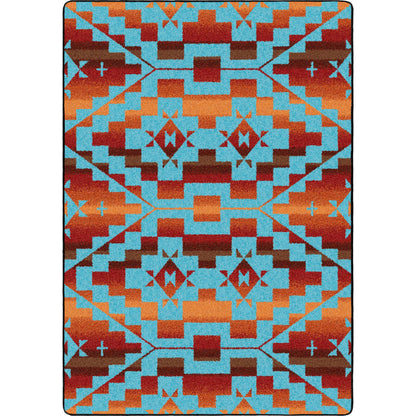 Image of an area rug, Sacred Trail - Red Burst
