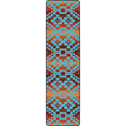 Image of an area rug, Sacred Trail - Red Burst
