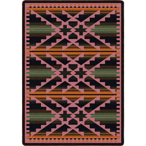 Image of an area rug, Saddle Blanket - Periwinkle