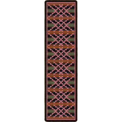 Image of an area rug, Saddle Blanket - Periwinkle