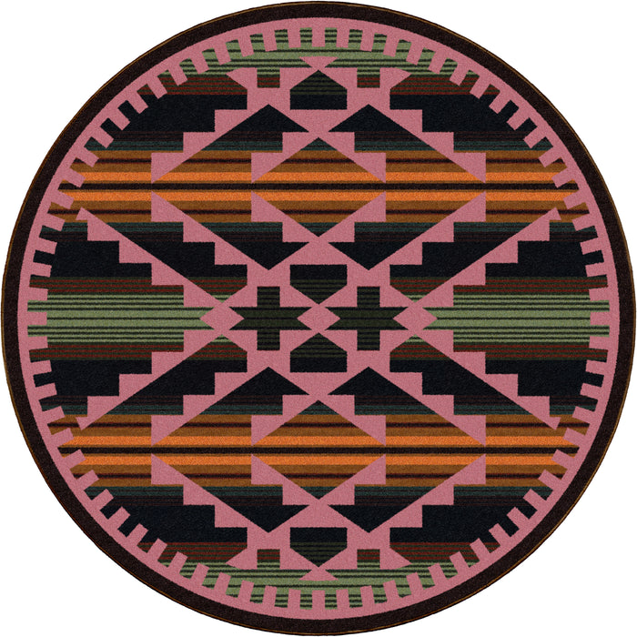 Image of an area rug, Saddle Blanket - Periwinkle