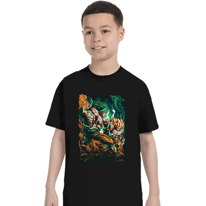 Daily_Deal_Shirts T-Shirts, Youth / XS / Black Saiyan Fight